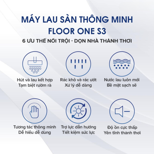 Đặc điểm máy hút bụi lau nhà Tineco Floor One S3