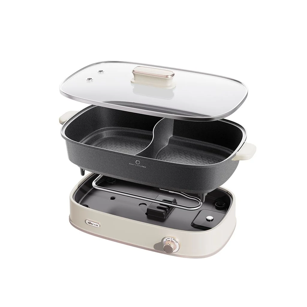 Nồi lẩu hai ngăn Bear DHG-D65A1 - Chính hãng - Ảnh 2