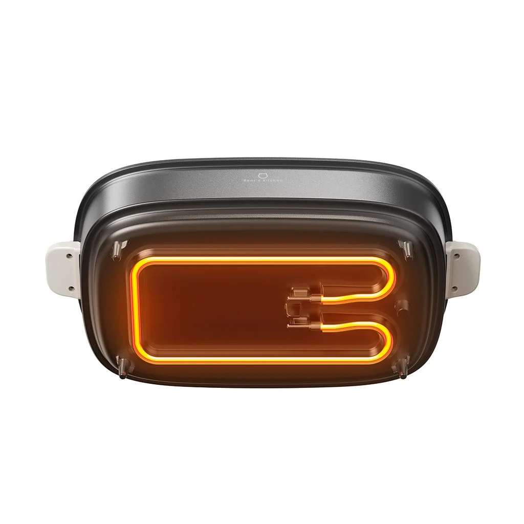 Nồi lẩu hai ngăn Bear DHG-D65A1 - Chính hãng - Ảnh 3