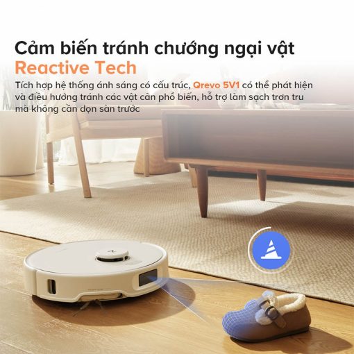 Robot hút bụi lau nhà Roborock Q Revo Edge 5V1 – Bản Quốc Tế