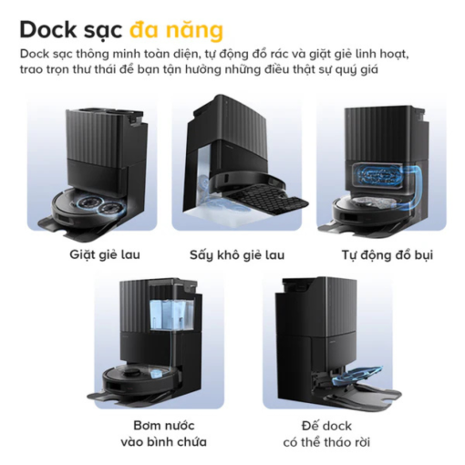 Robot hút bụi lau nhà Roborock QR 798 – Bản Quốc Tế - Chính Hãng