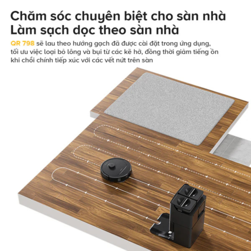 Robot hút bụi lau nhà Roborock QR 798 – Bản Quốc Tế - Chính Hãng